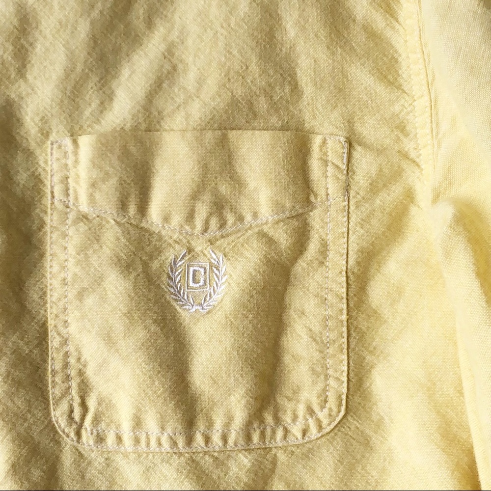 CHAPS Ladies sunshine yellow button down - Picture 3 of 5